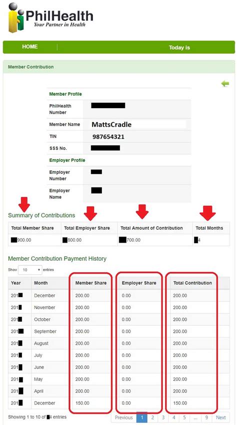 certificate of contribution philhealth online.